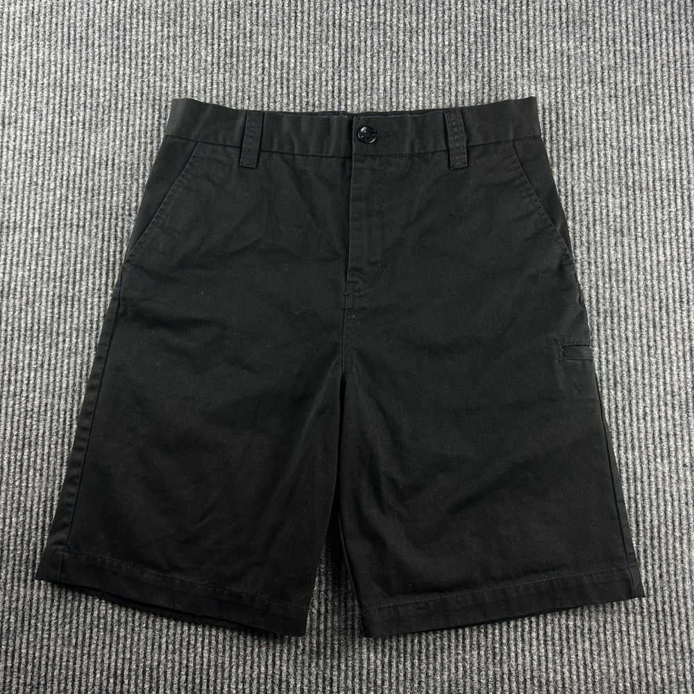 Fox Racing Mens Chino Shorts Size 29 Black Twill Casual Utility Pocket RN97275
